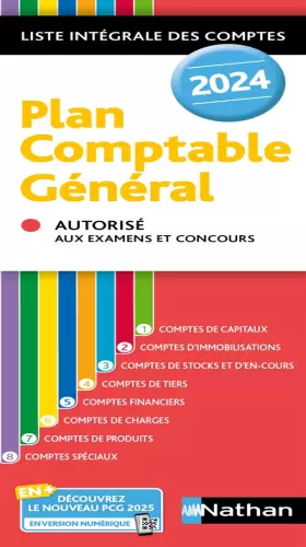 Couverture du produit · Plan comptable général - Édition 2024