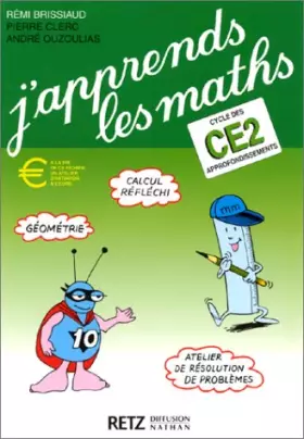Couverture du produit · J'apprends les maths, CE2. Fichier élève