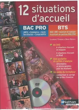 Couverture du produit · 12 situations d'accueil