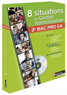 Couverture du produit · Coffret - 8 situations de gestion administration 2ème BAC PRO GA - 2016