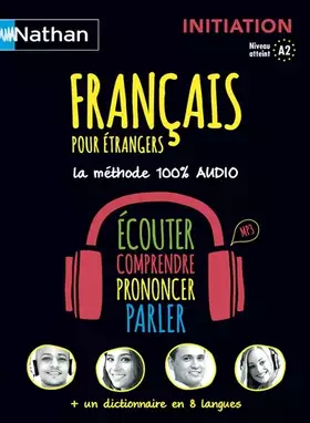 Couverture du produit · Français pour étrangers - Coffret Initiation 100% Audio