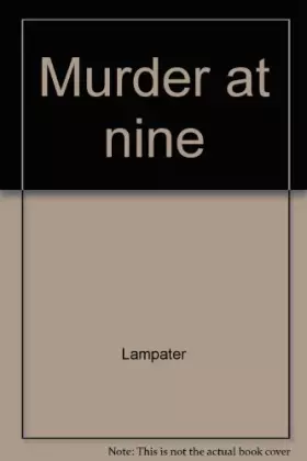 Couverture du produit · Murder at nine
