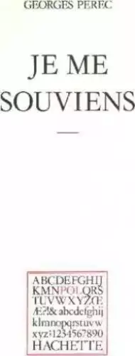 Couverture du produit · Je me souviens