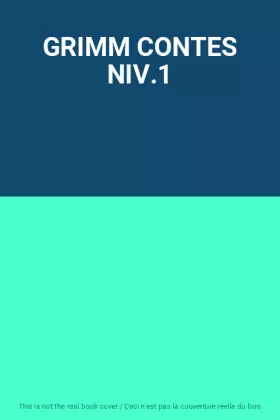 Couverture du produit · GRIMM CONTES NIV.1