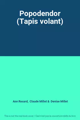 Couverture du produit · Popodendor (Tapis volant)