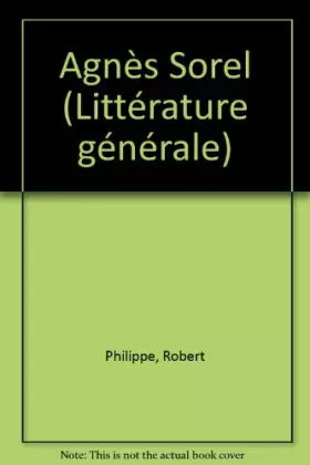 Couverture du produit · Agnès Sorel