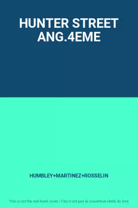 Couverture du produit · HUNTER STREET ANG.4EME