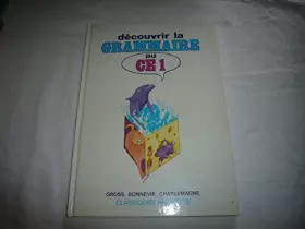 Couverture du produit · Découvrir la grammaire, CE1