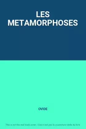 Couverture du produit · LES METAMORPHOSES