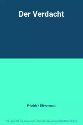 Couverture du produit · Der Verdacht