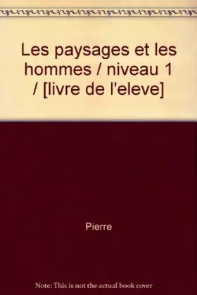 Couverture du produit · DOC ET CIVILISATION . PAYSAGES ET HOM