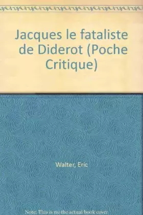 Couverture du produit · Jacques le Fataliste de Diderot