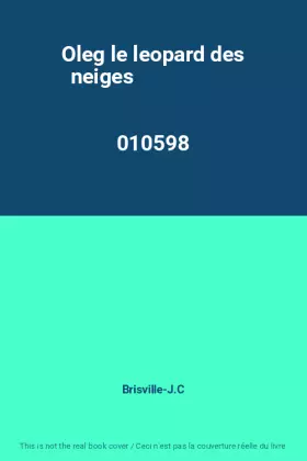 Couverture du produit · Oleg le leopard des neiges                                                                    010598