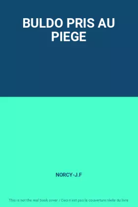 Couverture du produit · BULDO PRIS AU PIEGE
