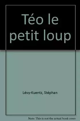 Couverture du produit · Téo le petit loup