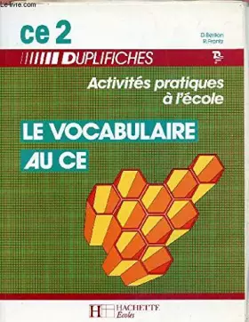 Couverture du produit · VOCABULAIRE AU CE1/CE2