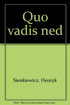 Couverture du produit · Quo vadis ?