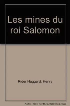 Couverture du produit · Les mines du roi Salomon