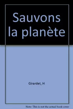 Couverture du produit · Sauvons la planète