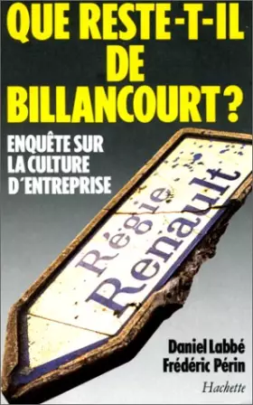 Couverture du produit · Que reste-t-il de Billancourt ?
