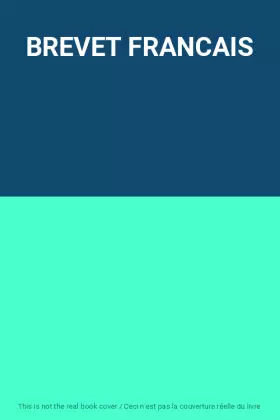 Couverture du produit · BREVET FRANCAIS