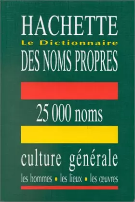 Couverture du produit · Le dictionnaire des noms propres