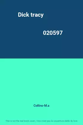 Couverture du produit · Dick tracy                                                                                    020597
