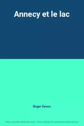 Couverture du produit · Annecy et le lac