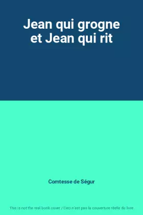 Couverture du produit · Jean qui grogne et Jean qui rit