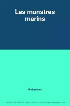 Couverture du produit · Les monstres marins