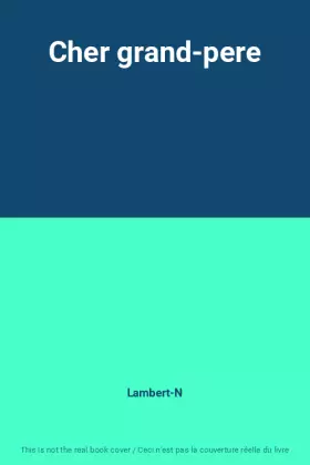 Couverture du produit · Cher grand-pere