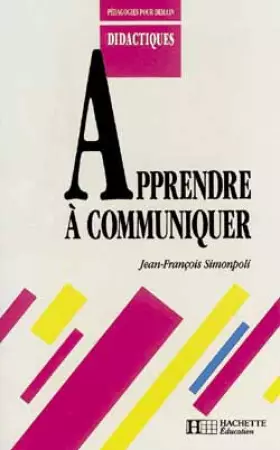 Couverture du produit · Apprendre à communiquer