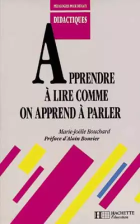Couverture du produit · Apprendre à lire comme on apprend à parler