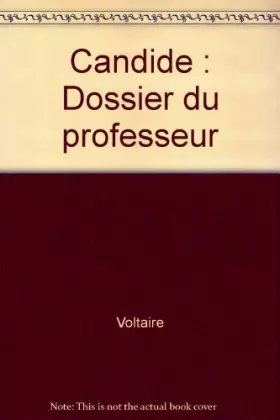 Couverture du produit · Candide : Dossier du professeur