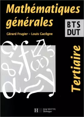 Couverture du produit · Mathématiques générales - Livre de l'élève