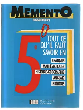 Couverture du produit · Mémento passeport 5e...