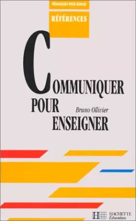Couverture du produit · Communiquer pour enseigner, professeur