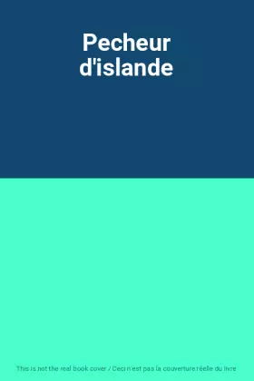 Couverture du produit · Pecheur d'islande