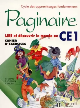 Couverture du produit · Paginaire, CE1. Cahier d'exercices