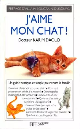 Couverture du produit · J'aime mon chat