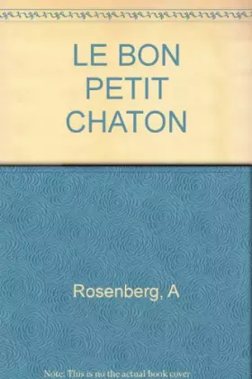 Couverture du produit · Le Bon Petit Chaton
