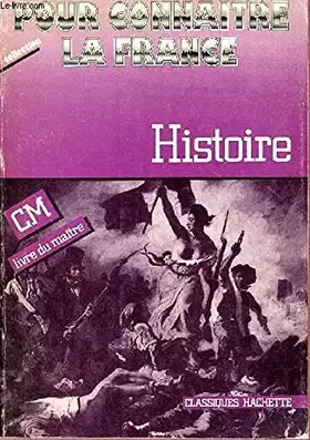 Couverture du produit · Histoire, CM (édition 1986). Livre du maître