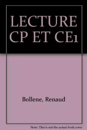 Couverture du produit · LECTURE CP ET CE1