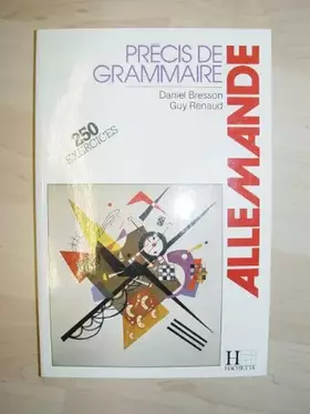 Couverture du produit · Précis de grammaire allemande