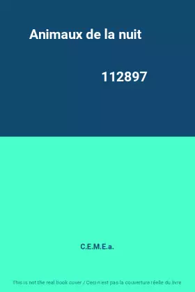 Couverture du produit · Animaux de la nuit                                                                            112897