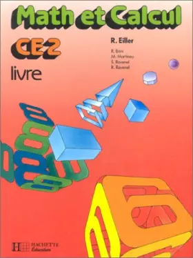 Couverture du produit · MATH ET CALCUL CE2. Edition 1987