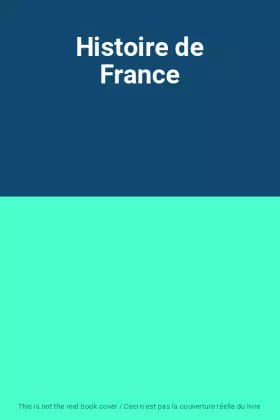 Couverture du produit · Histoire de France