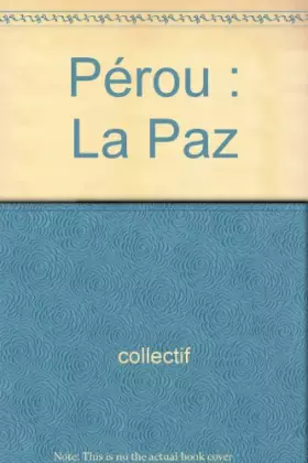 Couverture du produit · GUIDE PEROU