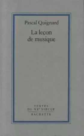 Couverture du produit · La leçon de musique