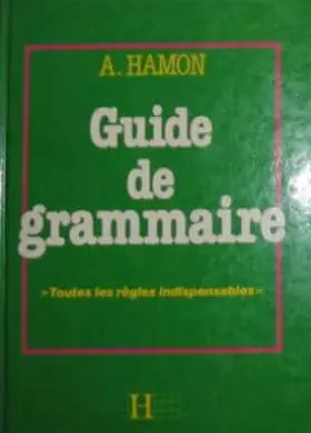 Couverture du produit · Guide de grammaire